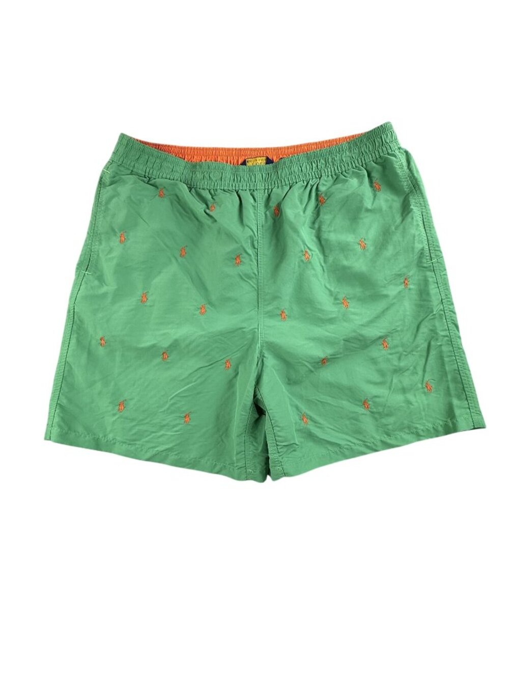 Polo Ralph Lauren Swim Trunks Mens XLT Green Pony Logo Mesh Lined Beach Surf